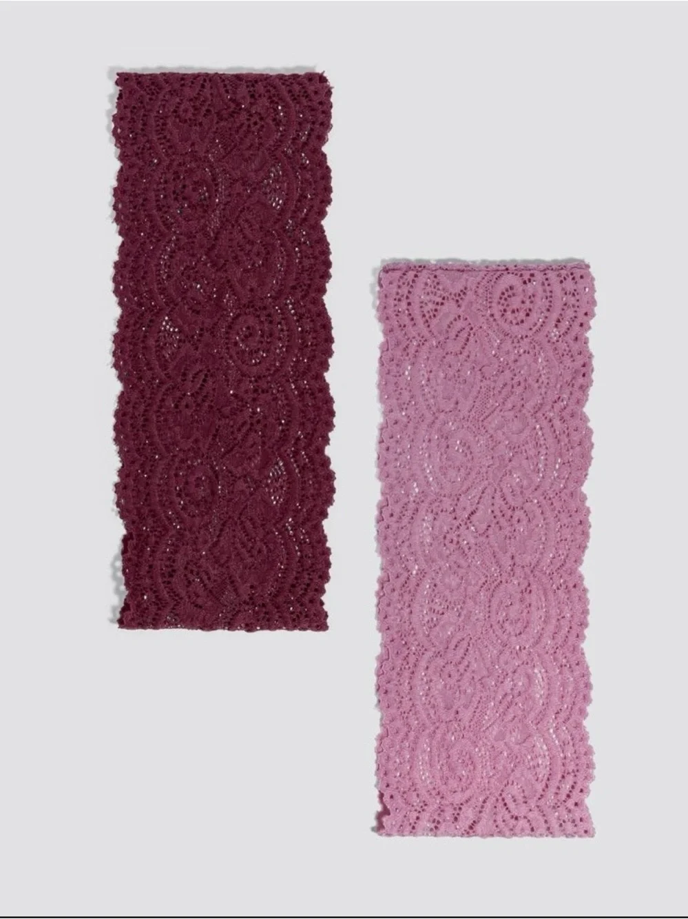 Kitsch Lace Elastic Headband Duo